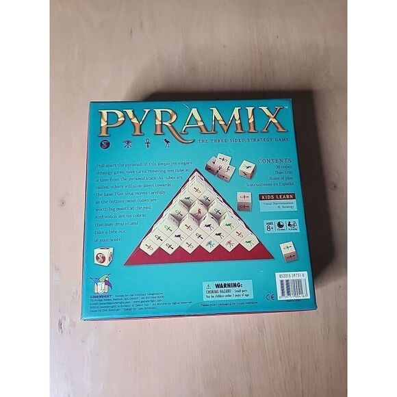PYRAMIX - The Three-Sided Strategy Game - Gamewright - Ages 8+ - Mensa - NEW - Picture 2 of 2